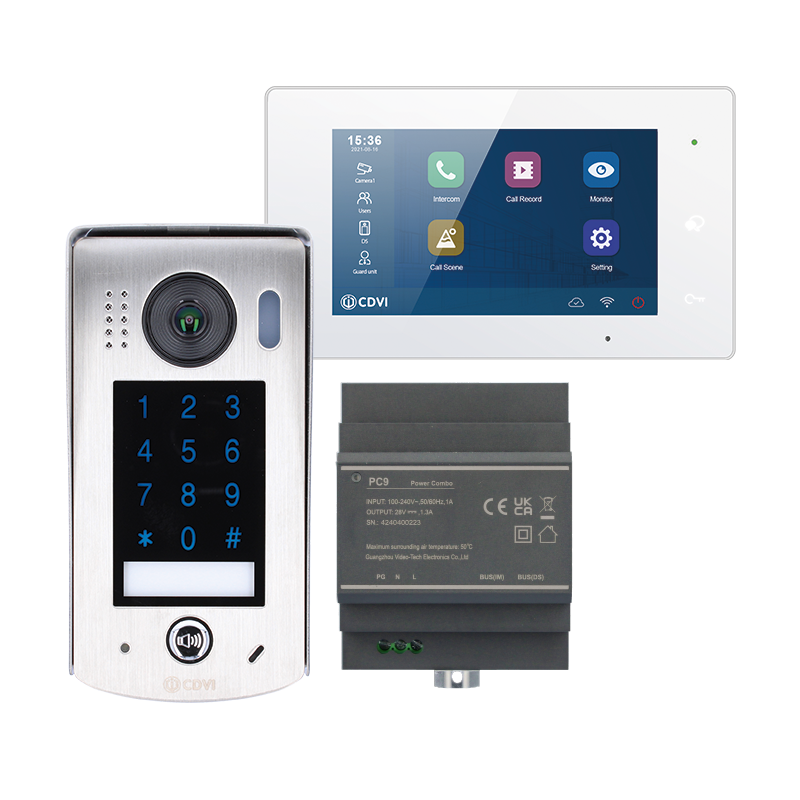 CDV-4796KP-DXW | 2EASY 2-Wire 1-way video entry kit | CDVI